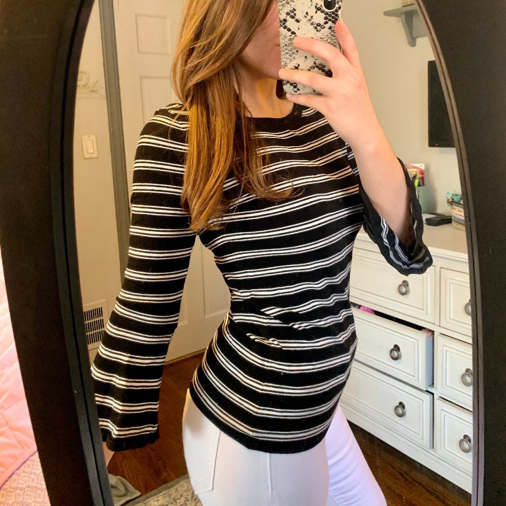 long sleeve striped shirt